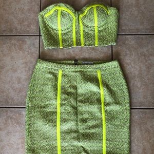 Top and skirt set